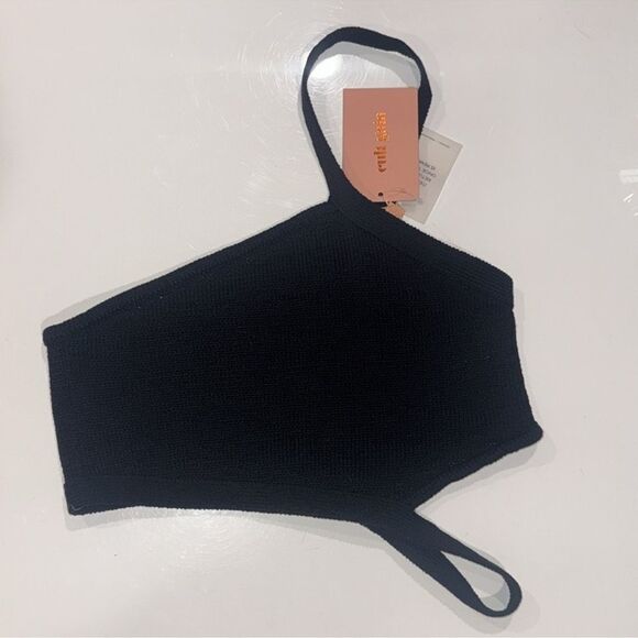 NWT Cult Gaia SAMIRA KNIT SKIRT & SANURA
KNIT TOP SET - BLACK Large Revolve - Picture 2 of 8